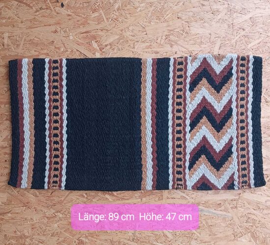 25. Showblanket schwarz mit Zacken